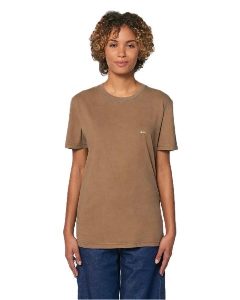 Oikos Basic Logo T-Shirt Unisex Ocker