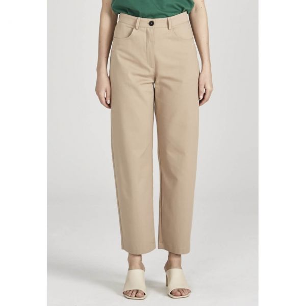 Givn Women's Claire High Waist Cotton Trousers