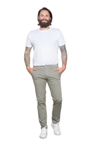 Feuervogl weiche Slim Fit Chinohose Lasse