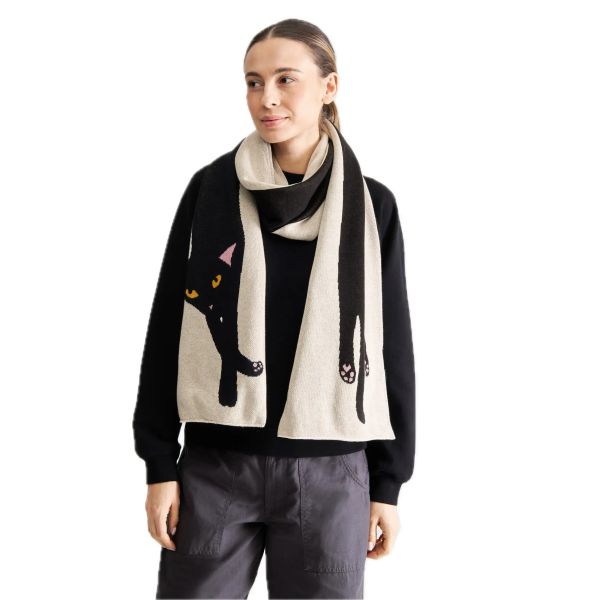 Dedicated Strickschal Rossberga Katze Biobaumwolle Schal GOTS