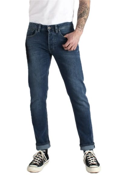 Kuyichi Jamie Männer Slimfit-Jeans Dark-Blue Bio Fair