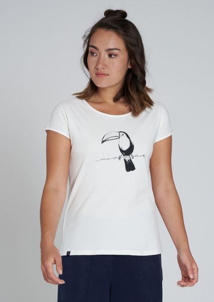 Recolution Tucan T-Shirt White Sustainable Organic Fair