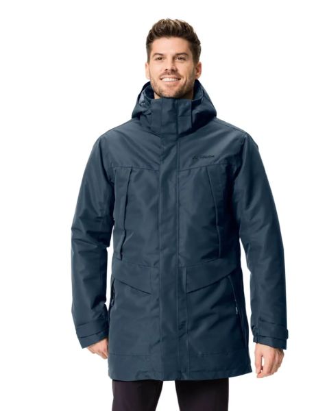 Vaude Herren Parka Wollfutter Idris warme Winterjacke