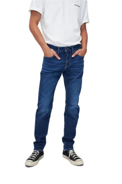 Kuyichi Jim Slimfit Jeans Faded-Indigo Bio Fair