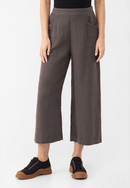Givn Linen Culotte Pants Fay Sustainable Coolness Sand