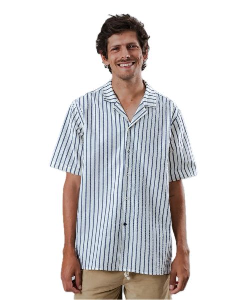 Sailor Hawaii Hemd Herren Bio Seersucker