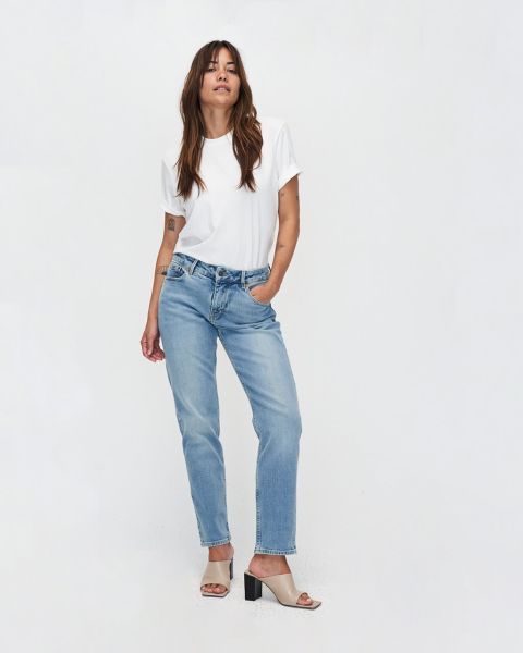 Kuyichi Boyfriend Jeans Jenna Faded-Indigo