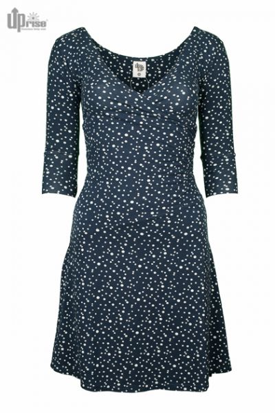 Uprise Kleid Wickeloptik Hanf Bio Party Dress