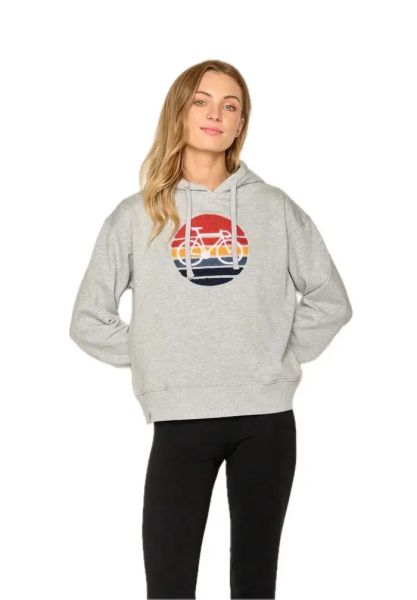 Greenbomb Damen Hoodie Bike Circle Bio-Baumwolle