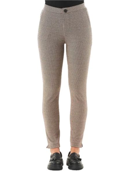 Organication schmale Hahnentritt Damen Hose
