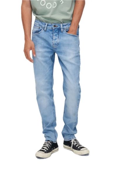 Kuyichi Jim Regular-Slim Jeans Bright-Blue Bio Fair