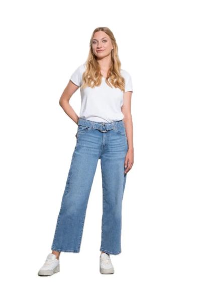 Feuervogl Hanf-Jeans Flora Flared
