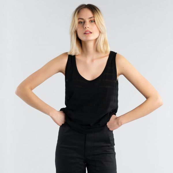 Dedicated Top Nora Biobaumwolle Fairtrade Schwarz