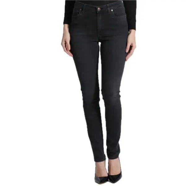 Feuervogl Hanna Highwaist Skinny raven-black eco-fair Fashion