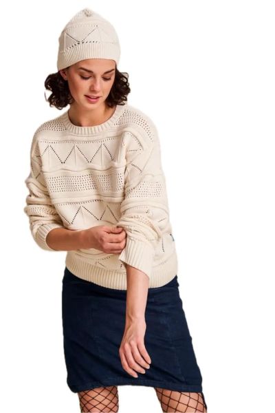 Tranquillo Durchbrochen gestrickte Beaniemütze