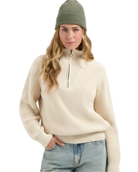 Kuyichi Damen Troyer Doris Bio-Baumwolle Natur Seemannspulli