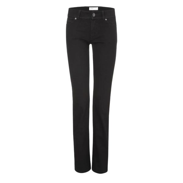 Good Society Women Straight Jeans Black-One-Wash