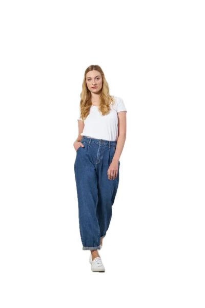 Feuervogl Bella lockere Ballon-Style Jeans Hanfanteil Damen