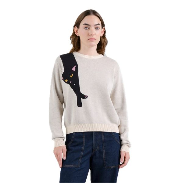 Dedicated Sweater Arendal Long Cat Bio Strickpullover