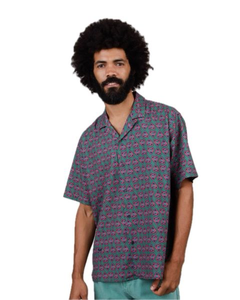 Brava kurzaermliges Hawaii-Hemd Heart Aloha