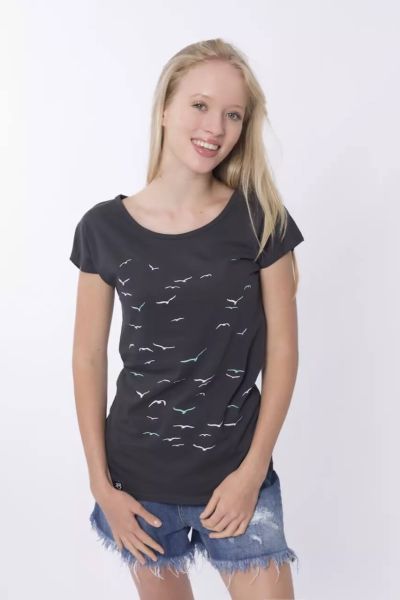 Zerum Möwen Damen T-Shirt Lea Maritimes Sommershirt