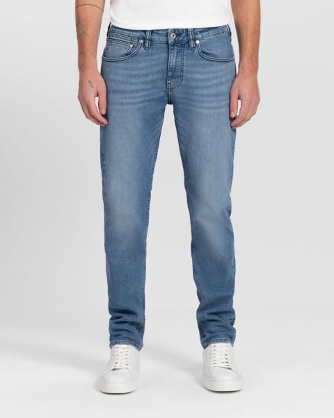 Kuyichi Herren Jeans Nick Straight Hellblau