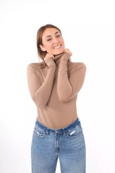 Zerum Chemise légère à col roulé Sylvia
