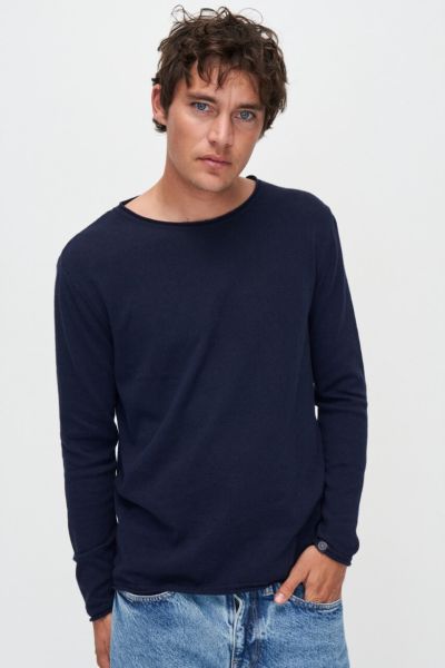 Kuyichi Leinen BioBaumwolle Strickpullover Luke