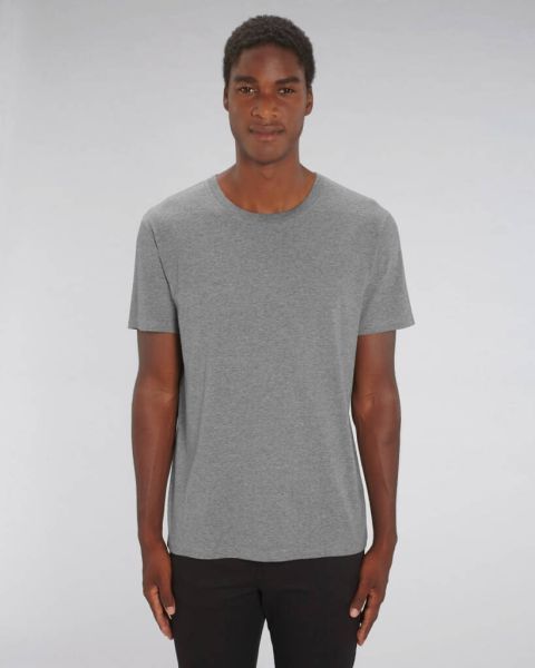 Oikos fairtrade Basic T-Shirt unbedrucktes Unisex Grau