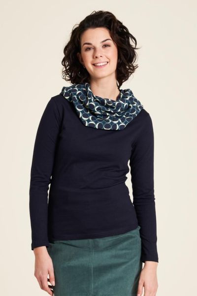 Tranquillo jersey sweater with large collar