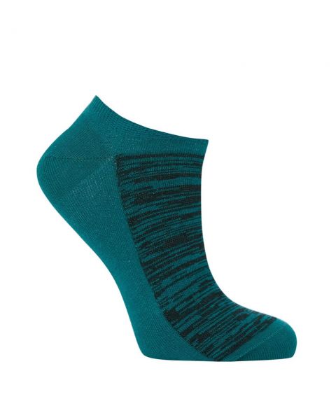 Komodo kurze Sneaker Socken Petrol Fairtrade Bio-Baumwolle