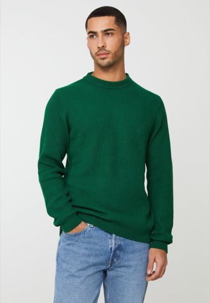 Recolution knitted sweater organic cotton Green vegan