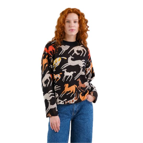 Dedicated Strickpulli Limhamn Mustang-Party Bio Fairtrade