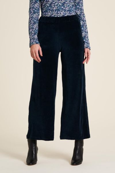 Tranquillo loose-fitting velvet trousers