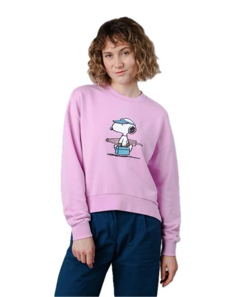 Brava Snoopy Beach Sweatshirt Pink