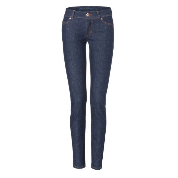  Good Society Women Slimfit Jeans Raw-One-Wash