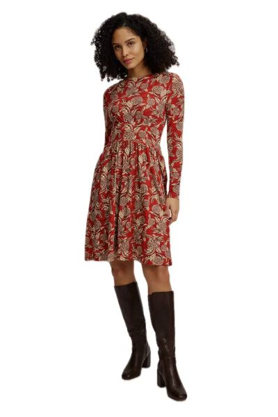 Tranquillo Feminines Herbstkleid EcoVero™ Nachhaltig Elegant